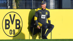 Hat sich noch nicht endgültig für ein System entschieden: BVB-Coach Lucien Favre