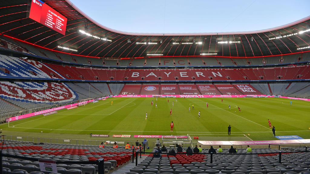 Die Allianz Arena des FC Bayern bleibt vorerst leer