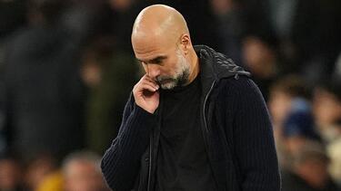 City-Coach Pep Guardiola reagierte selbstkritisch auf den Derby-K.o. gegen United