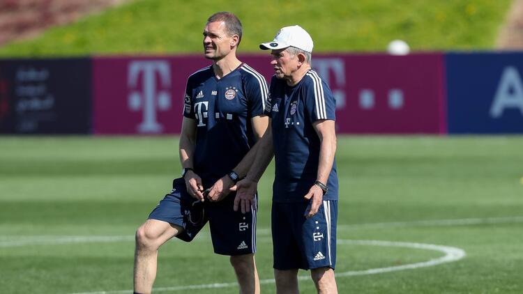 Jupp Heynckes (l.) arbeitete mit Holger Broich beim FC Bayern zusammen