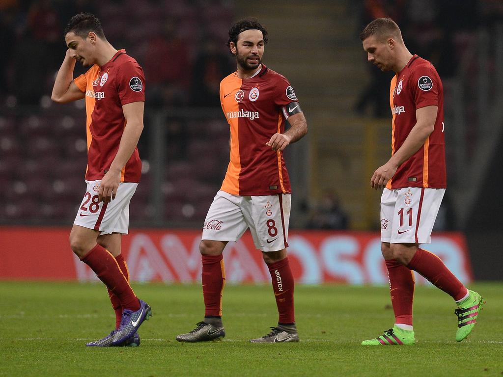Lukas Podolski (r.) und Galatasaray suchen ihre Form