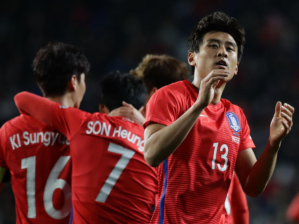 Ja-cheol Koo (r.) darf auf eine WM-Teilnahme hoffen