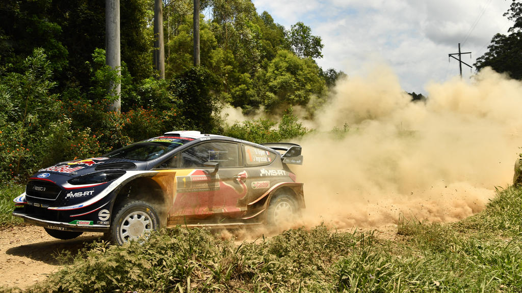 Sebastien Ogier bei der Rallye Australien Sebastien Ogier bei der Rallye Australien