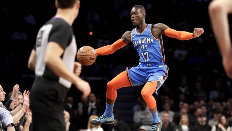 Dennis Schröder erzielte 24 Punkte für Oklahoma City Thunder Dennis Schröder erzielte 24 Punkte für Oklahoma City Thunder