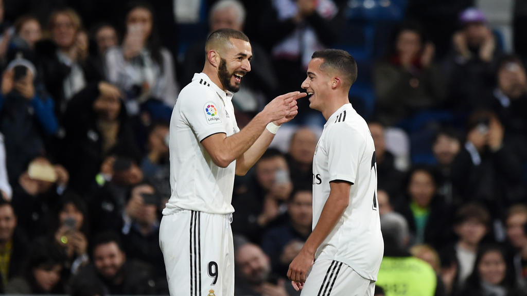 Karim Benzema (l.) erzielte den Siegtreffer für Real Madrid