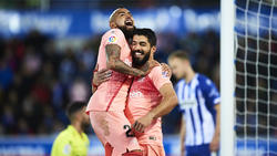 Arturo Vidal und Luis Suárez stehen mit dem FC Barcelona kurz vor der Meisterschaft