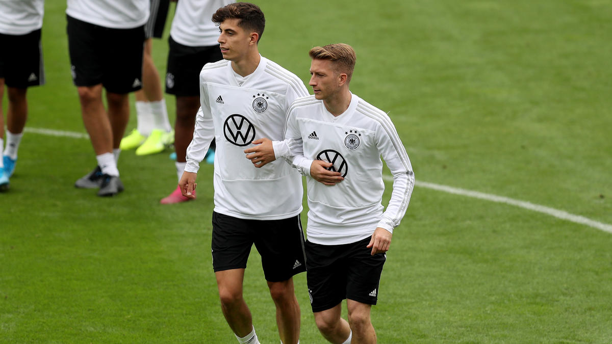 Marco Reus (r.) würde Kai Havertz gerne beim BVB sehen Marco Reus (r.) würde Kai Havertz gerne beim BVB sehen