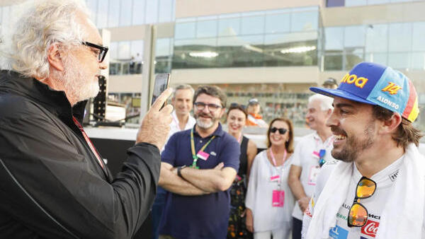 Alte Freunde: Flavio Briatore und Fernando Alonso
