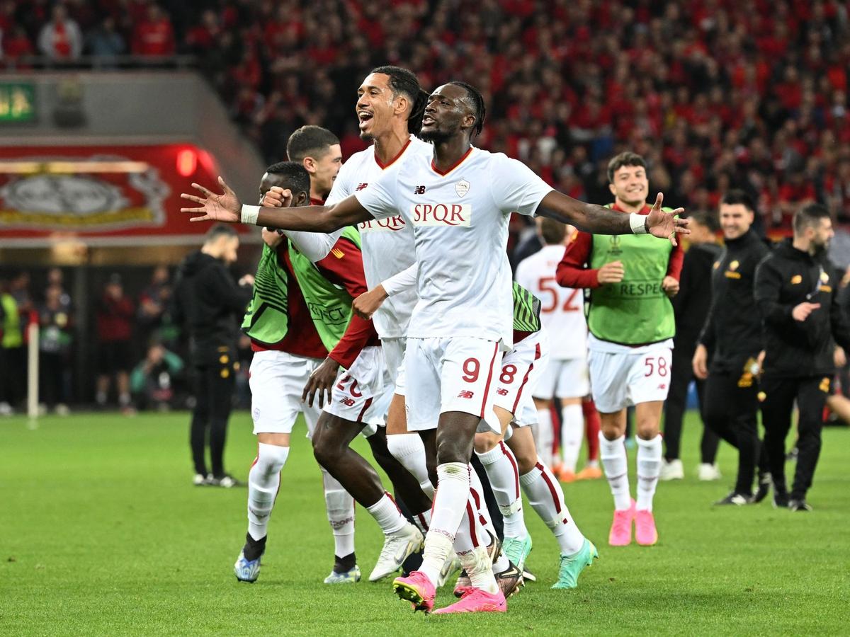 AS Rom setzte sich im Halbfinale der Europa League gegen Leverkusen durch