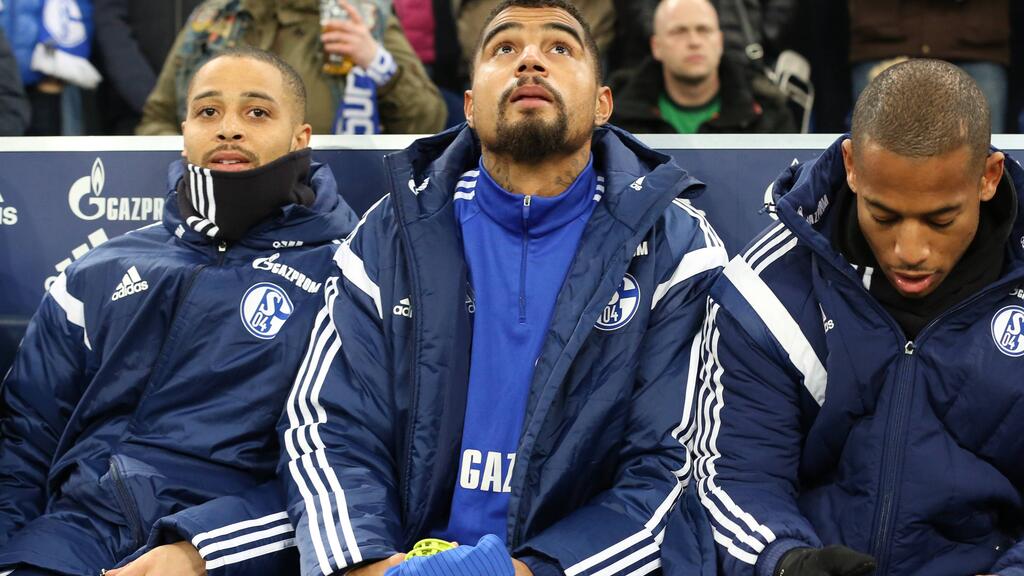 Sidney Sam (l.) und Kevin-Prince Boateng wurden am Ende der Saison 2014/15 auf Schalke freigestellt