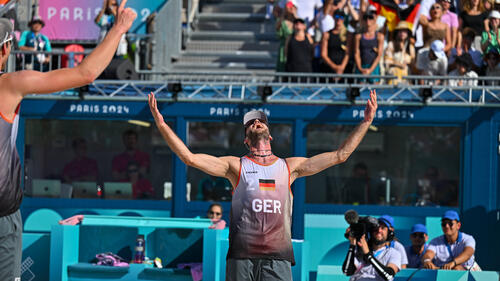 Die Medaille im Beachvolleyball ist ganz nah