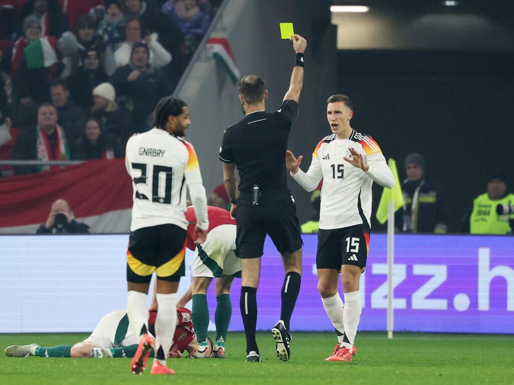 Nico Schlotterbeck sah in der Nations League schon dreimal Gelb. Ihm droht eine weitere Sperre Nico Schlotterbeck sah in der Nations League schon dreimal Gelb. Ihm droht eine weitere Sperre