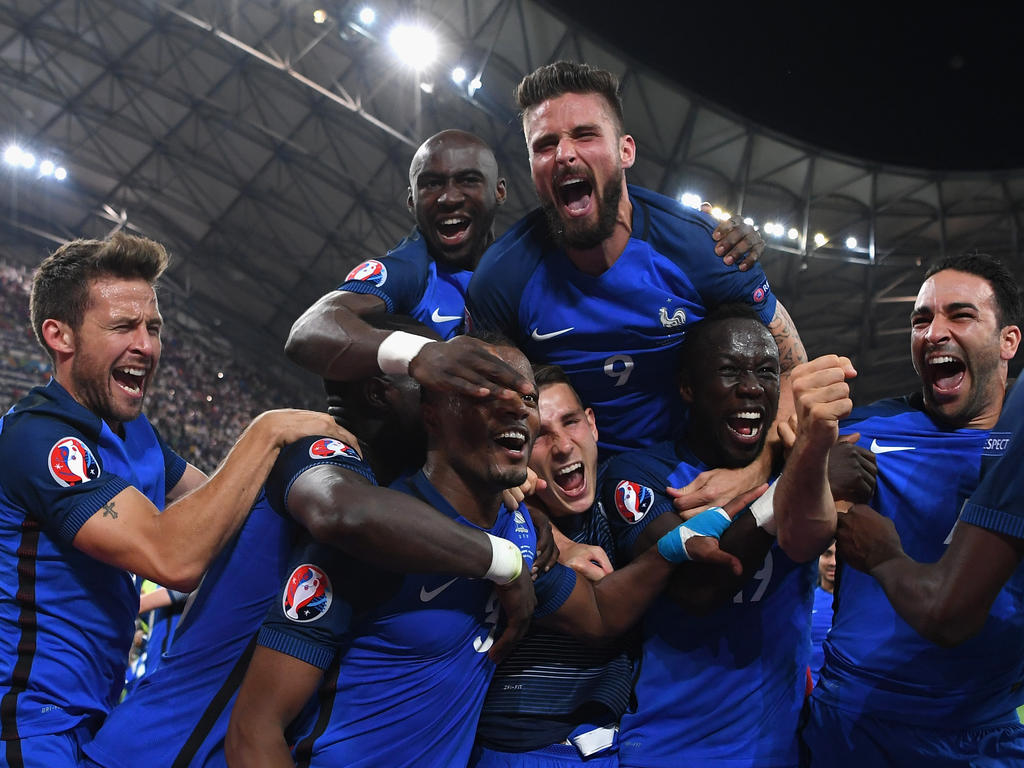 Frankreich freut sich über den Finaleinzug bei der Heim-EM