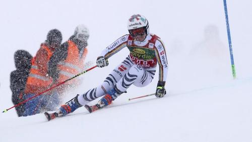Viktoria Rebensburg muss das Rote Trikot abgeben