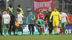 Ein Böllerwurf sorgte für einen Spielabbruch in der Regionalliga