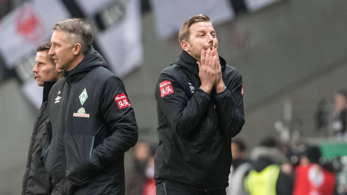 Florian Kohfeldt und Werder Bremen stecken tief in der Krise Florian Kohfeldt und Werder Bremen stecken tief in der Krise