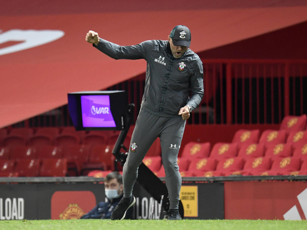 Ralph Hasenhüttl ist mit seinem Team aktuell richtig gut drauf Ralph Hasenhüttl ist mit seinem Team aktuell richtig gut drauf