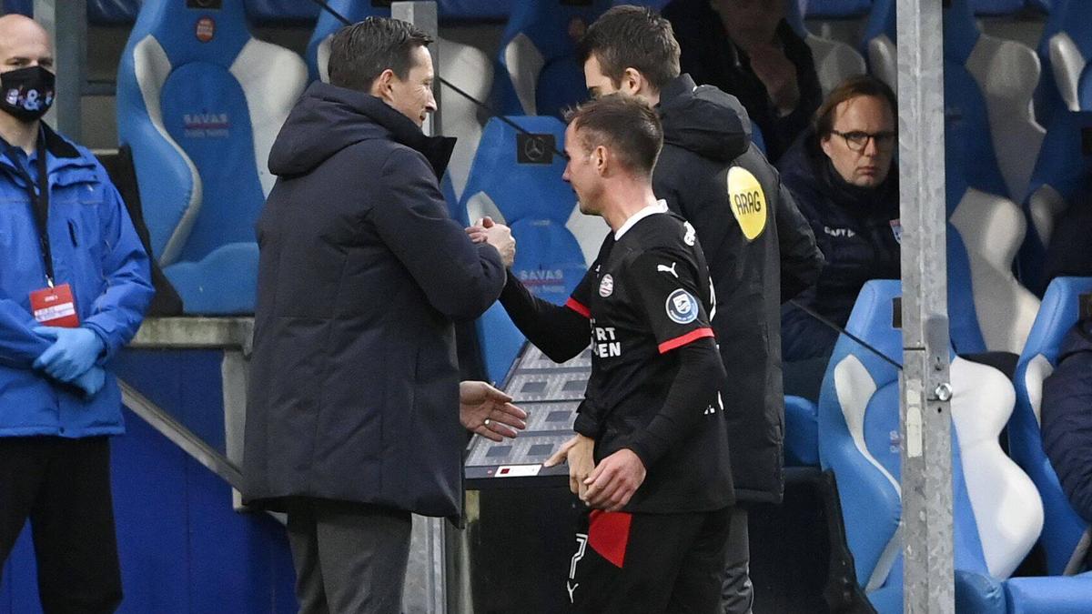 Roger Schmidt hat über Götze gesprochen Roger Schmidt hat über Götze gesprochen