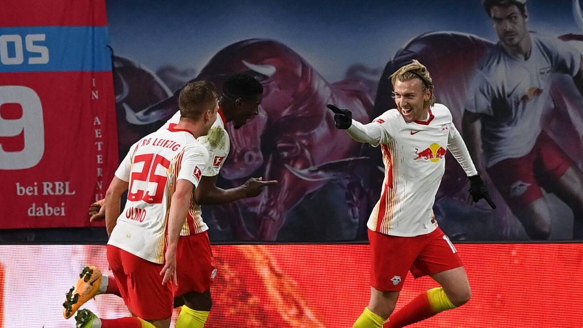 Forsberg (r.) war der Matchwinner für RB Leipzig Forsberg (r.) war der Matchwinner für RB Leipzig