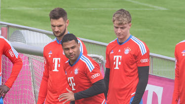 Johannes Schenk (re.) gehört dem FC Bayern, spielt aber derzeit bei Preußen Münster
