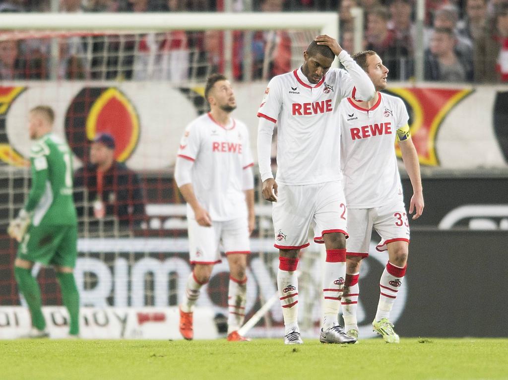 Kölns Anthony Modeste beklagt eine Torflaute Kölns Anthony Modeste beklagt eine Torflaute
