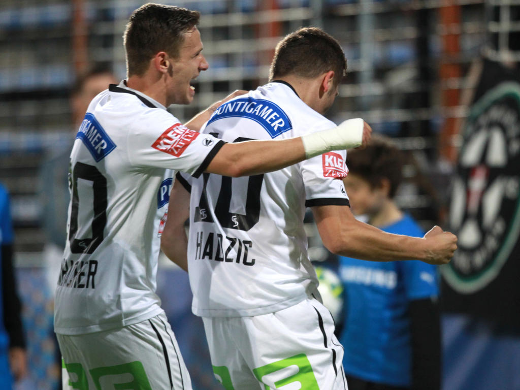 Sturm Graz behält im Cupduell der Bundesligisten mit der Admira die Überhand. Die Steirer gewannen dank eines Goldtores von Anel Hadžić auswärts bei Admira Wacker 1:0.