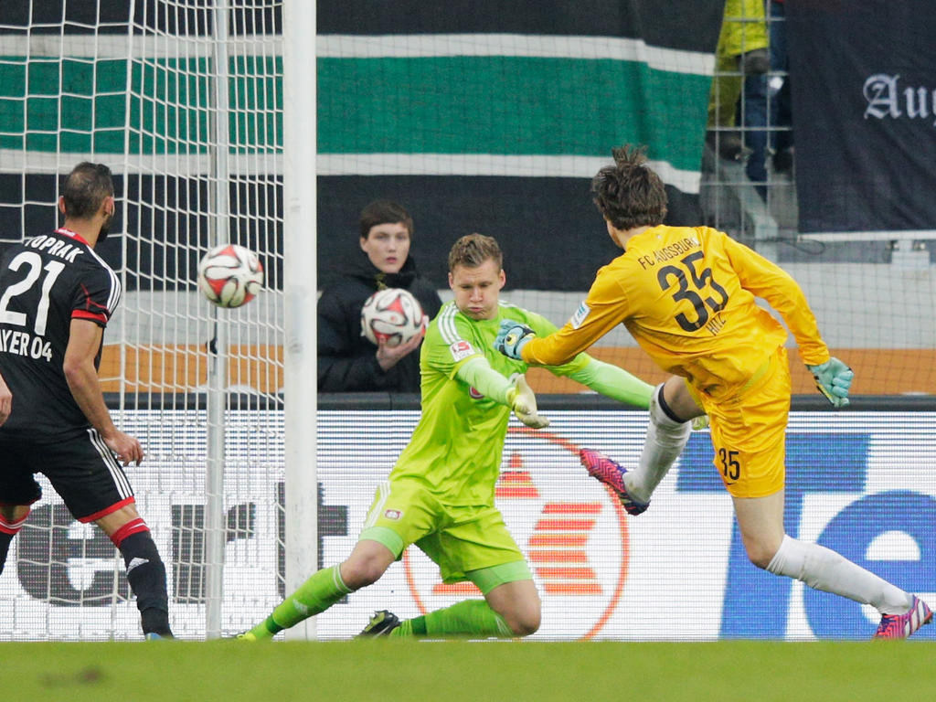 Marwin Hitz erzielte gegen Bayer Leverkusen ein Tor aus dem Spiel heraus