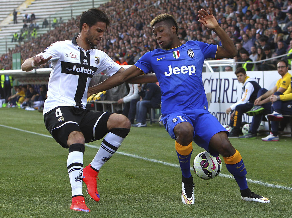 Kingsley Coman (r.) spielt seit vergangenem Sommer für Juventus