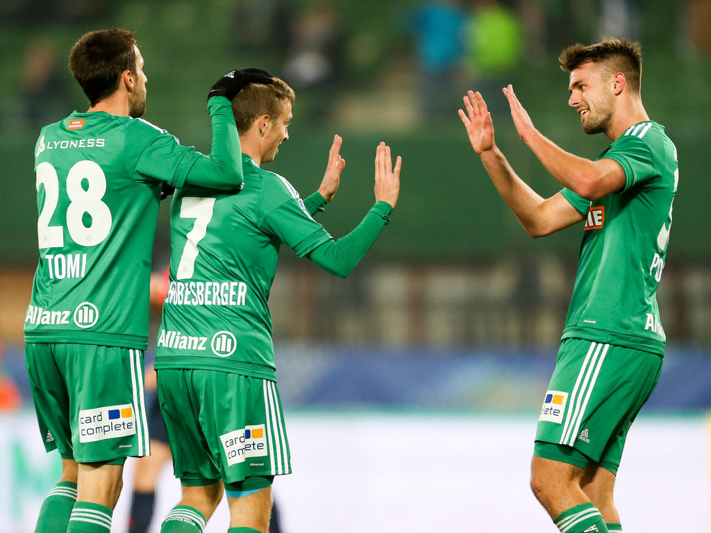 Rapid durfte im ÖFB-Cup gegen Austria Salzburg früh jubeln