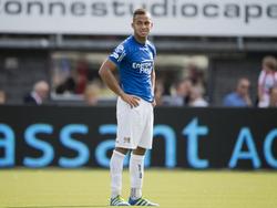 Gregor Breinburg baalt van de nederlaag van NEC Nijmegen op bezoek bij Sparta Rotterdam. (18-09-2016)