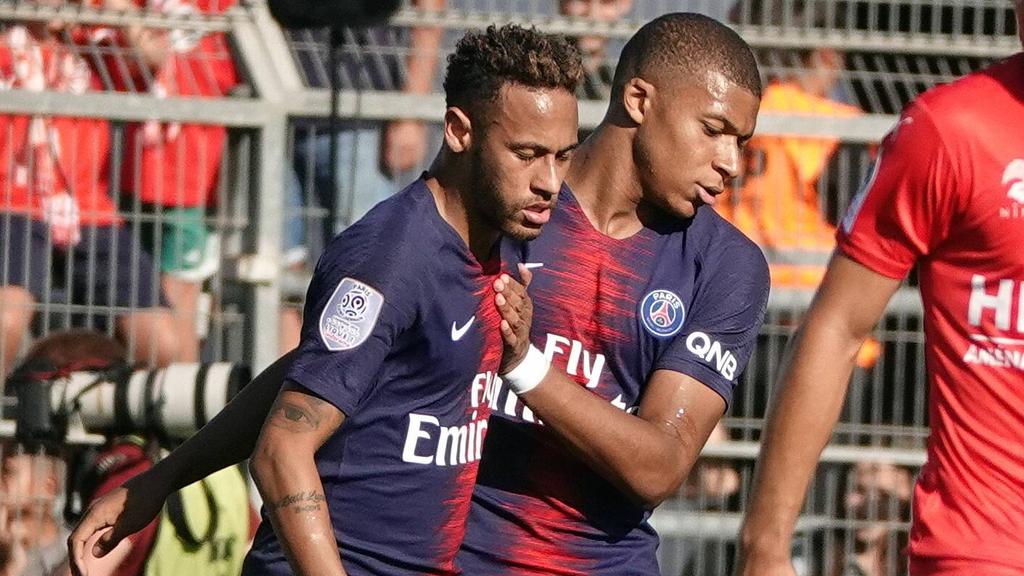 Neymar und Kylian Mbappé trafen gegen Nimes