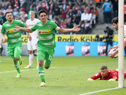 Derby-Held Lars Stindl markiert in Köln den Siegtreffer für die Borussia