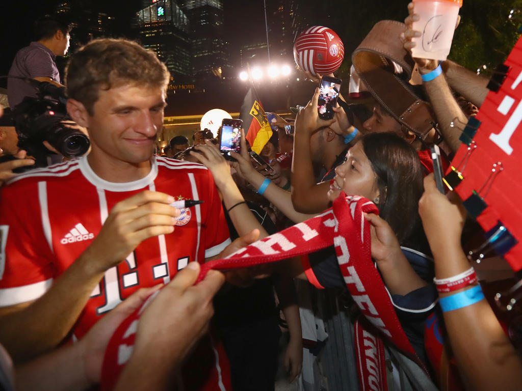 Thomas Müller und die Bayern-Spieler reisten aus Marketinggründen nach Asien