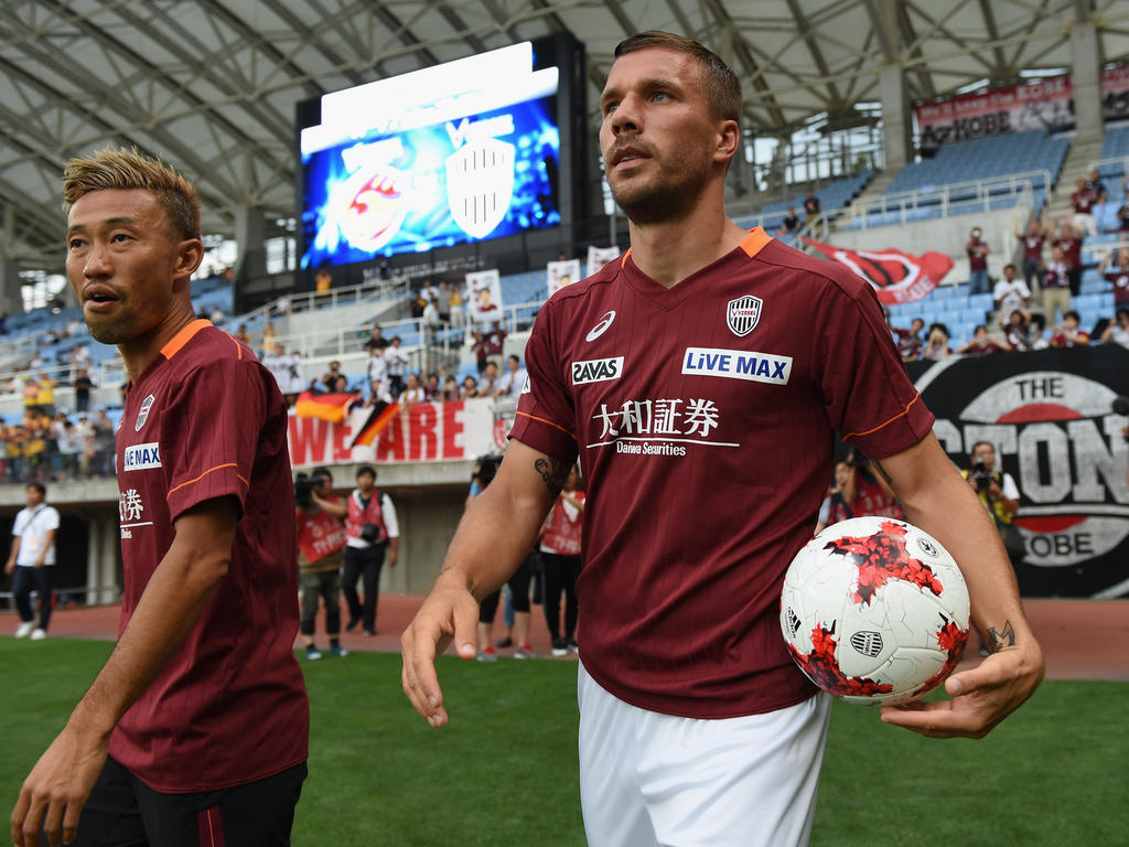 Steht mit Vissel Kobe im japanischen Pokal-Halbfinale: Lukas Podolski