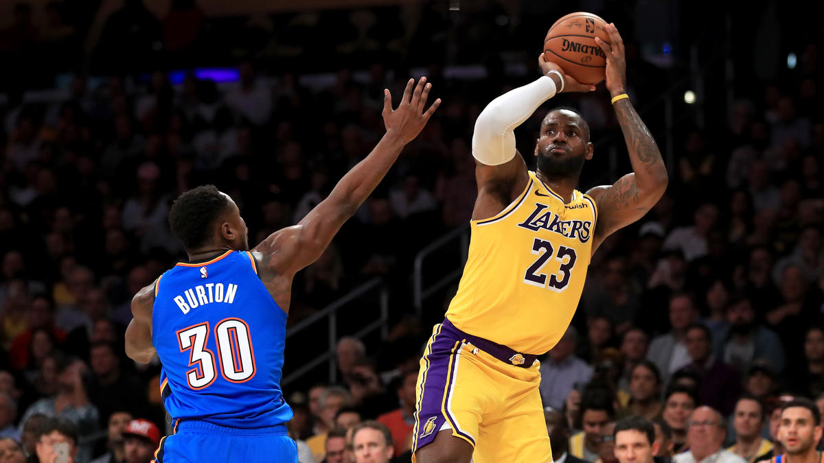 LeBron James führt die LA Lakers zurück an die Spitze der NBA