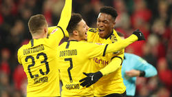 Borussia Dortmund jubelt über den Sieg gegen den 1. FSV Mainz 05