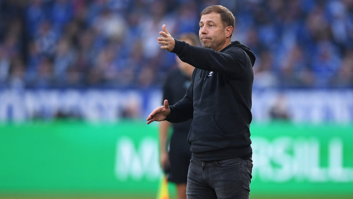 Frank Kramer soll den FC Schalke 04 in der Bundesliga halten
