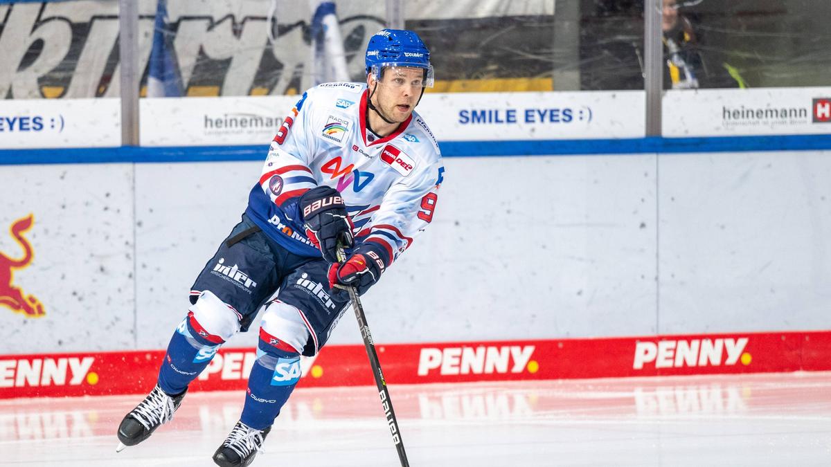 Simon Thiel stand in dieser Saison in 21 DEL-Spielen auf dem Eis