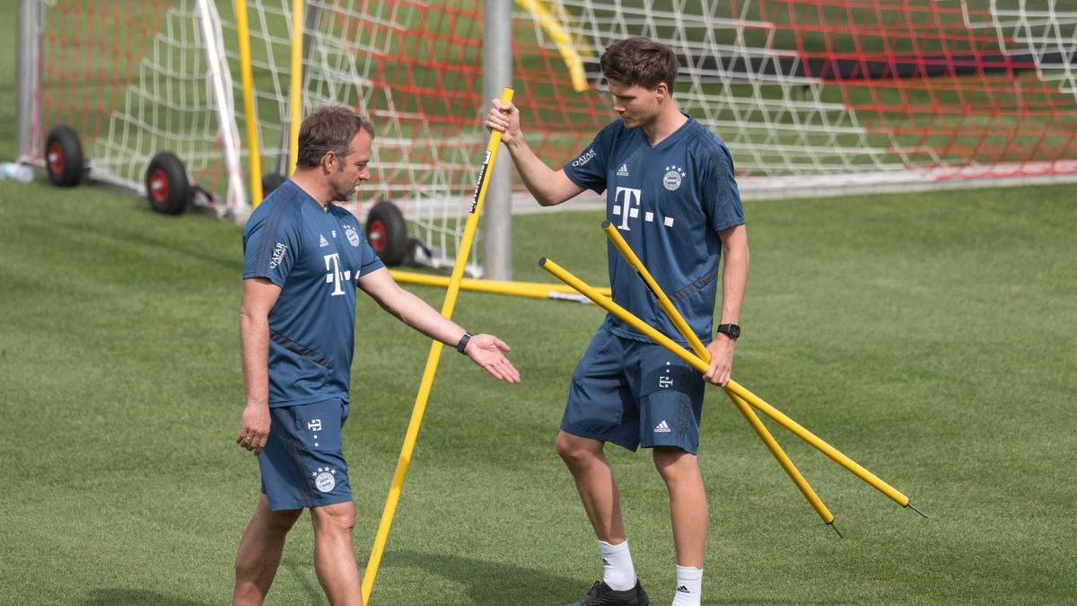 Danny Röhl (r.) arbeitet gerne mit Hansi Flick beim FC Bayern zusammen Danny Röhl (r.) arbeitet gerne mit Hansi Flick beim FC Bayern zusammen