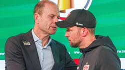 Muss Jess Thorup (l.) beim FC Augsburg um seinen Job bangen?