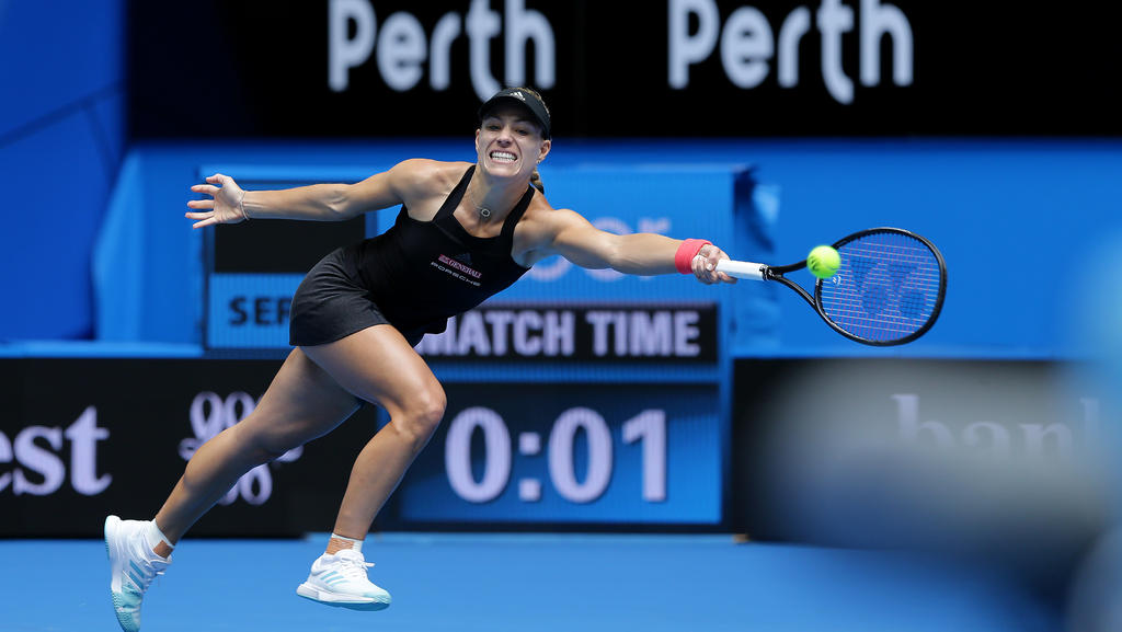 Tennis Hopman Cup Angelique Kerber Bleibt Unbesiegt Und Gleicht Fur Deutschland Aus