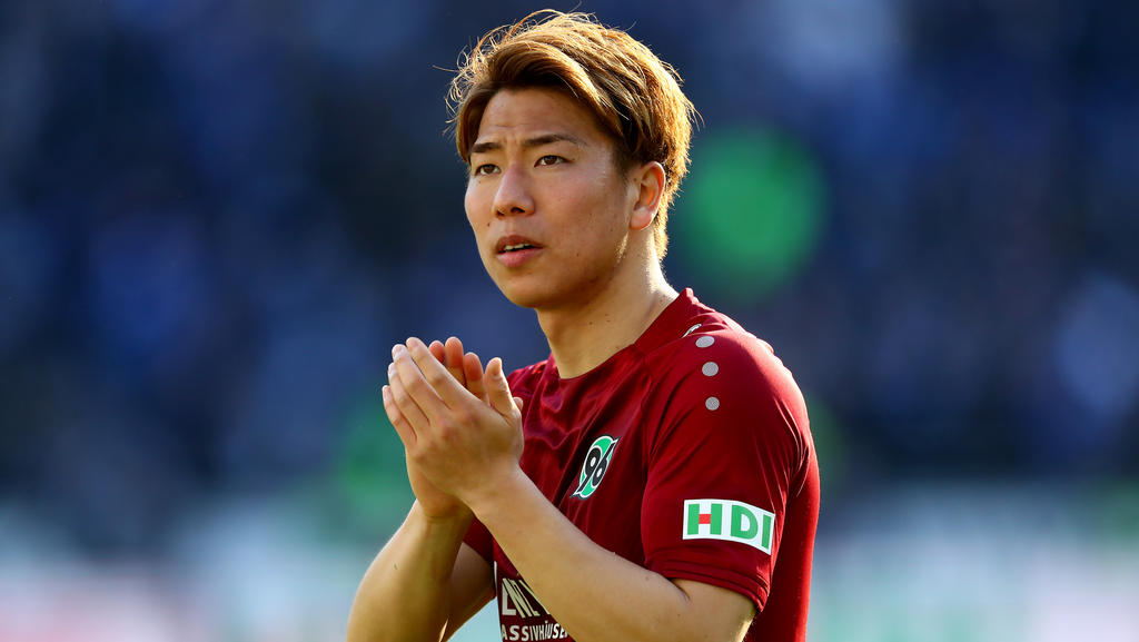 Takuma Asano konnte bei Hannover 96 nicht überzeugen