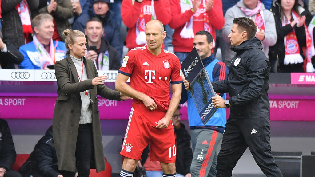 Arjen Robben freute sich am vergangenen Wochenende über sein Comeback beim FC Bayern