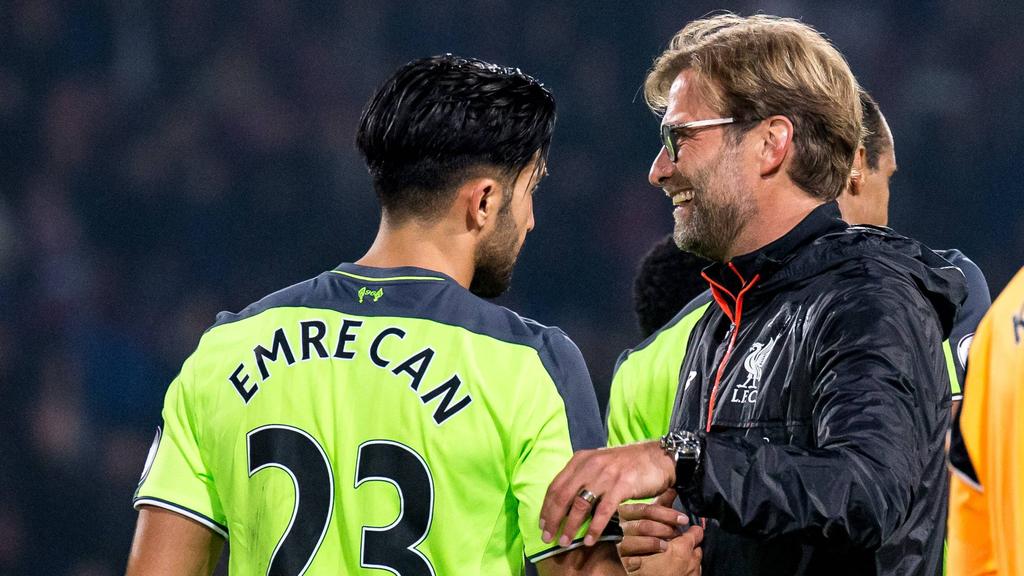 Emre Can lobt Liverpool-Trainer Jürgen Klopp Emre Can lobt Liverpool-Trainer Jürgen Klopp