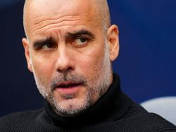 Trainer Pep Guardiola wurde mit Manchester City bei der Anreise nach Leipzig aufgehalten