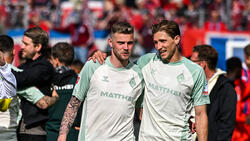 Marvin Ducksch (l.) steht bei Werder Bremen noch bis 2026 unter Vertrag