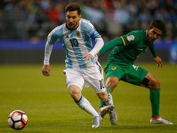 Messi lo intentó pero no pudo ayudar a Argentina con goles. (Foto: Getty)