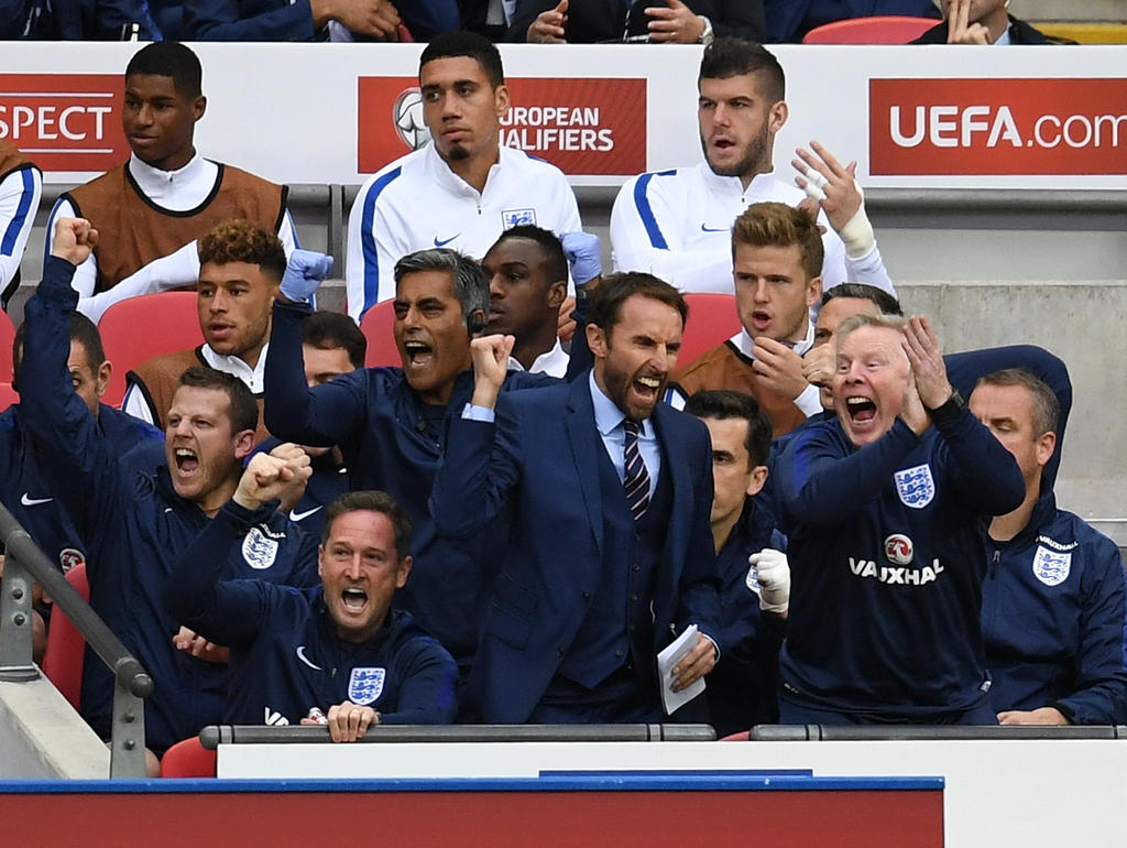 Gareth Southgate gewann sein erstes Match als England-Coach