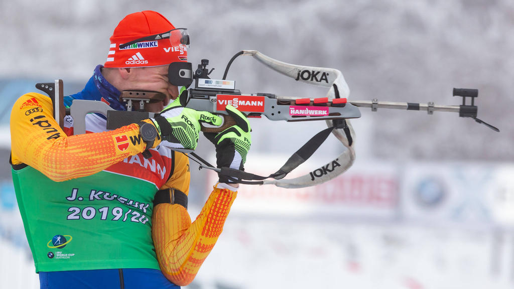 Johannes Kühn lief beim Sprint von Oberhof aufs Podest Johannes Kühn lief beim Sprint von Oberhof aufs Podest