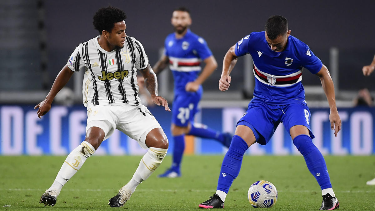 Weston McKennie stand bei Juventus direkt in der Startelf Weston McKennie stand bei Juventus direkt in der Startelf